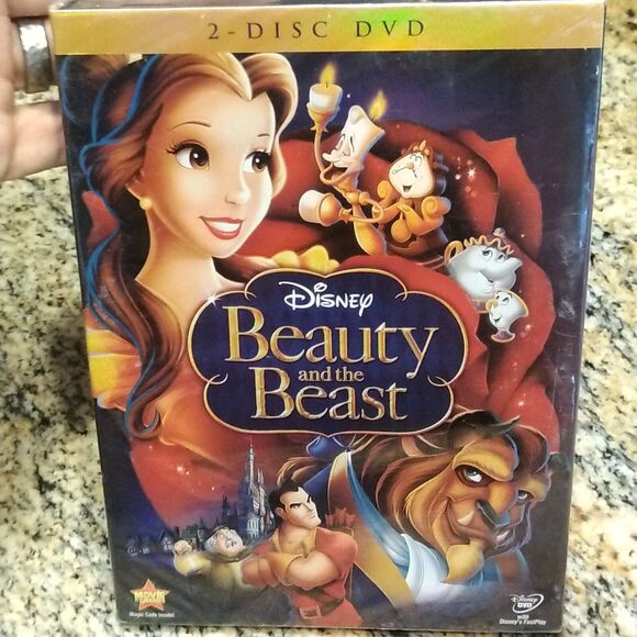Beauty and the Beast 2010 2-DVD Set Slipcover Sealed Disney Kids Animation Movie - Picture 10 of 11